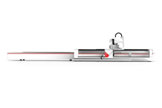 Maquina de corte a laser de placa e tubo de plataforma de troca, corte a laser de fibra