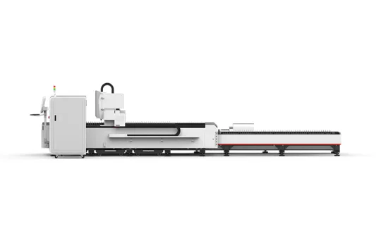 Maquina de corte a laser de placa e tubo de plataforma de troca, corte a laser