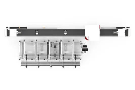 Maquina de corte de tubo de metal com tres mandril, maquina de corte de tubo