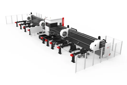 Maquina de corte a laser de tubos para servicos pesados, maquina de corte de tubos a laser