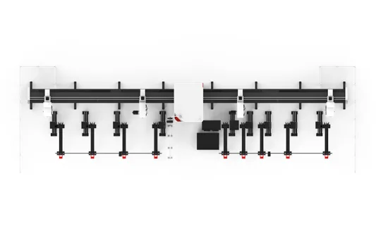 Maquina de corte a laser de tubos para servicos pesados, maquina de corte de tubos a laser