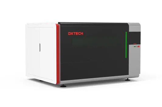 Maquina de Corte a Laser de Fibra de Alta Precisao com Estrutura Totalmente Fechada DXTECH - Cortador de Laser Metalico (5)