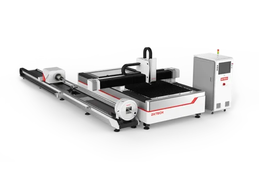 Maquina de corte a laser de fibra de uso duplo DXTECH para chapas e tubos metalicos (2)