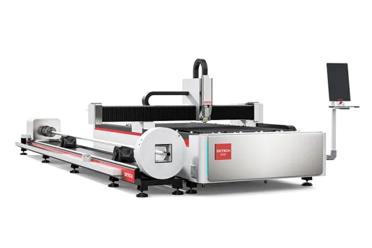 Maquina de corte a laser de chapas e tubos, corte a laser