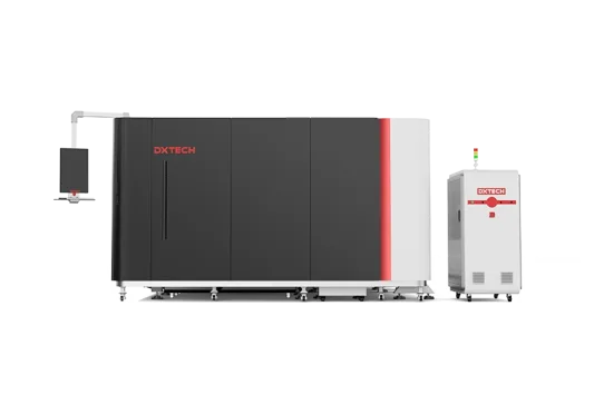 Maquina de corte a laser de tubo e placa de metal protetora totalmente fechada de 12000 W, corte a laser