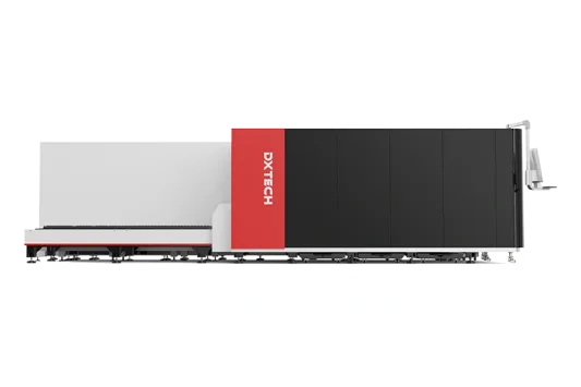 Maquina de corte a laser de tubo e placa de metal protetora totalmente fechada de 12000 W, corte a laser