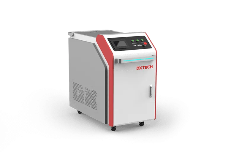 Maquina a laser portatil 3 em 1 dxtech para soldagem, limpeza e corte- Maquina de corte a laser de fibra DXTECH-768x512-1