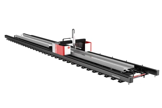 Maquina de corte de aco em forma de H 3D, corte de tubos a laser