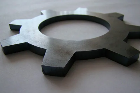 Amostra de corte a laser de metal