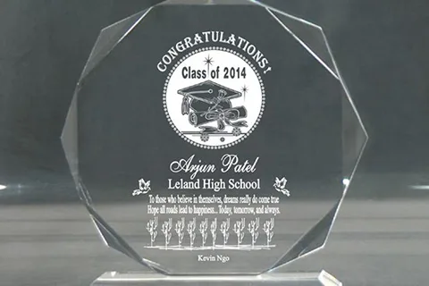 Maquina de corte a laser CO2 DXTECH de 100W para amostra de acrilico (2)